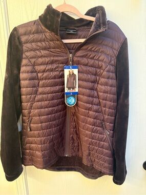 Women’s Insulated Quilted Jacket - Deep purple